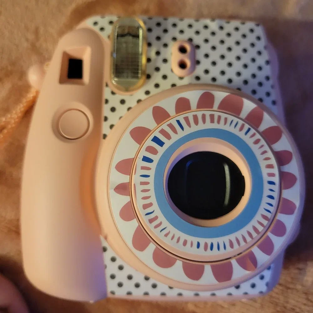 Fujifilm Instax Mini 8 Pink Instant Camera + Box + Lenses - Tested Works